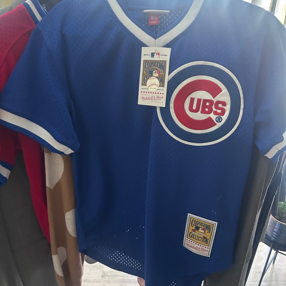 Mitchell & Ness Blue Cubs Jersey